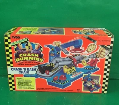 Crash Dummies Crash ' N Bash Chair 1991 By tyco NIB - Image 1 of 4