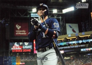 2020 Stadium Club #124 Keston Hiura Milwaukee Brewers - Picture 1 of 2