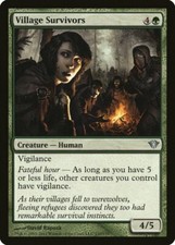 FOIL Village Survivors | MtG Magic Dark Ascension | English | Near Mint