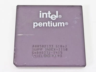Intel S106J PI 133Mhz Processor A80502133 Computer Socket 7 CPU - Image 1 of 3