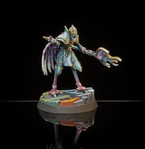 Pro Painted Warhammer Miniature WarCry Disciples Of Tzeentch Warlock - Picture 1 of 6
