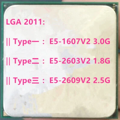 Intel Xeon  E5-1607V2 E5-2603V2 E5-2609V2 LGA 2011 CPU - Image 1 of 4