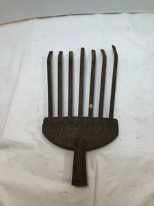 Vintage Flex-Steel Shrub Rake 7 Tine Primitive - Head Only - Bild 1 von 4