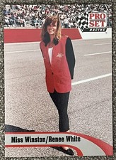 1992 Pro Set Racing- Miss Winston -Renee White #175