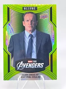 2022 Marvel Allure - Green Quartz /99 - # 123 Clark Gregg as Agent Coulson - Picture 1 of 2