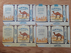 opened empty cigarette soft pack--84 mm-China-Camel-4 different