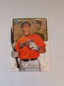 Skybox E-Motion 1995 Cal Ripken Jr Timeless #8 Cal Ripken Jr HR Shortstop Record - Imagen 1 de 2