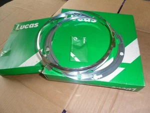 Neu Paar Original Lucas 7 Zoll Scheinwerfer Einbauringe viele klassische Ford Morris - Bild 1 von 1