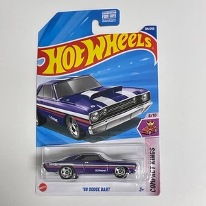 Hot Wheels 68 Dodge Dart – Compact Kings Series 6/10 – Purple/White – # 129/250 - Picture 1 of 3
