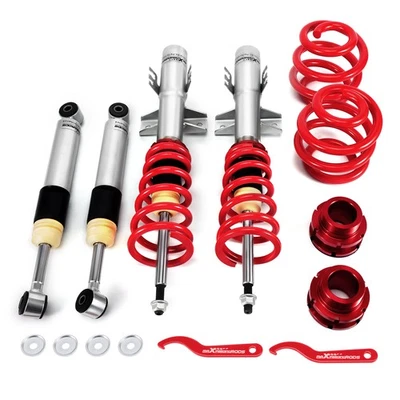 Assetto Regolabile Ammortizzatori Molle for VW T5 Transporter 2.0 3.2V6 1.9TDi - Immagine 1 di 4