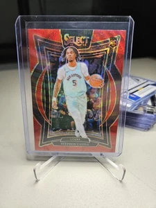 2024-25 Select Prizm Concourse Red Stephon Castle 72 - Picture 1 of 2