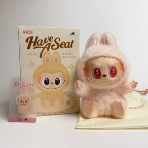 *DADA* Authentic Have a Seat Labubu Pop Mart The Monsters Plush Open Box New - Picture 1 of 15