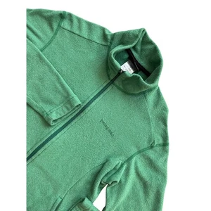 Patagonia Fleece Jacket Full Zip Outdoor Activewear Top Green Womens Small S - Picture 1 of 7
