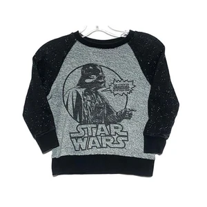 Star Wars Force Is Strong With This One Darth Vader Black Gray Sweater Boys XS - Picture 1 of 7