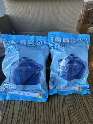 2 Pack Lake Industries Alkaline Water Pitcher Filter Cartridges New Qty Discount - Image 1 of 4