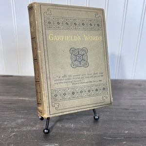 Garfield's Words First Edition 1881 Hardcover compiled by William Ralston Balch - Picture 1 of 12