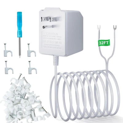 Fuente de alimentación transformador de timbre de 24 voltios para timbre de video anillo, adaptador de cable C Foto 1 de 4