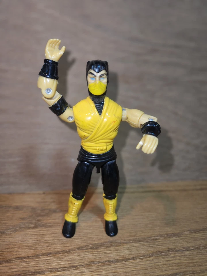 复古 1991 孩之宝 Mortal Kombat Scorpion 3.75 英寸可动人偶 — 第 1/1 张图片