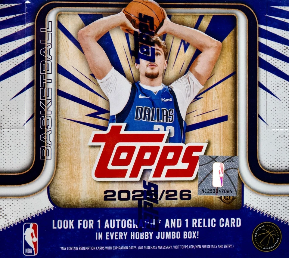2025-26 Topps Basketball - Hobby Jumbo Box - Factory