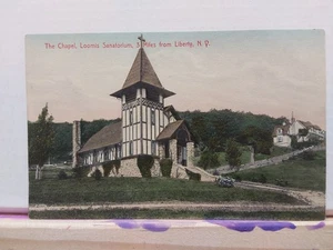 LIBERTY, SULLIVAN COUNTY, NY ~ LOOMIS TB SANATORIUM, THE CHAPEL ~ 1910er - Bild 1 von 2