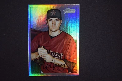 #46 Jason Jennings 2007 Bowman Heritage Rainbow Foil Parallel - Image 1 of 2