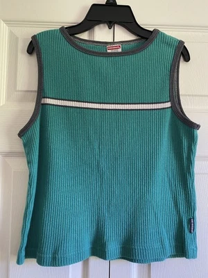 Camiseta sin mangas UnionBay para mujer verde gris blanco talla L juniors Foto 1 de 2