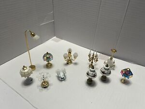 Dollhouse Lighting Electric/non Electric Lamps/ Chandelier With A Free Globe