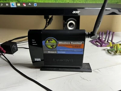 Adaptador para juegos Cisco-Linksys WGA54G Wireless-G-EXCELENTE ESTADO DE FUNCIONAMIENTO Foto 1 de 3