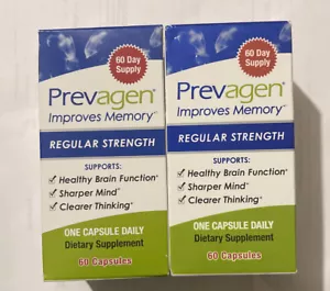 Prevagen Reg Fuerza Mejora la Memoria Cerebro Salud Claridad 60 Cápsulas ea-2Cajas!! - Imagen 1 de 4