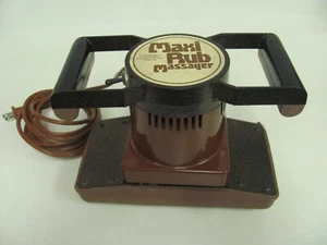 Vintage Maxi Rub Vibrating Professional Personal Massage Unit Copper TESTED - Picture 1 of 8