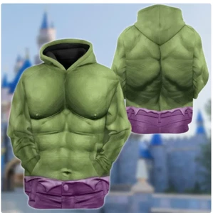 The Incredible Hulk Costume Clothing 3D HOODIE HALLOWEEN GIFT BEST PRICE US SIZE - Picture 1 of 3