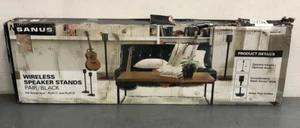 🔥Nueva caja abierta🔥 Par de soportes de altavoces inalámbricos Sanus WSS22-B1 para Sonos negro - Imagen 1 de 11