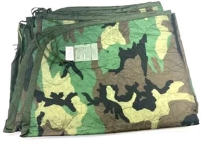 USGI Poncho Liner Woobie Woodland Camo- NEW - (Made in USA) - Picture 1 of 3