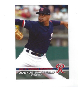 2019 Tacoma Rainiers (Triple A-Seattle Mariners) Justus Sheffield