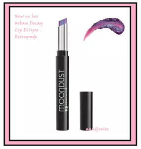 Nuevo en caja Lápiz labial brillante Urban Decay Moondust Lip Eclipse tamaño completo RETRÓGRADO - Imagen 1 de 1