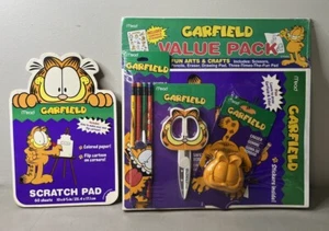 Vintage Garfield Value Pack Arts & Crafts and Scratch Pad - Picture 1 of 4