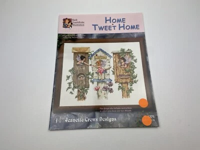 Jeanette Crews Designs Home Tweet Home Counted Cross Stitch Pattern Booklet 9P - Image 1 of 3