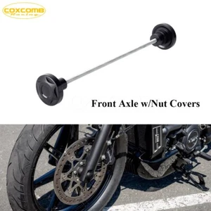 Aluminum Black Front Axle Lever w/Nut Cover For Harley Nightster 975 RH975 22-23 - Picture 1 of 9