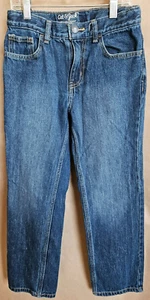 CAT & JACK RELAXED STRIAGHT BOY'S POCKETS DENIM JEANS INDIGO SIZE 10 #4297 - Picture 1 of 8