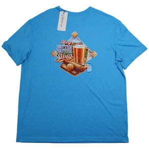 Caribbean Men's Big & Tall Tropical Graphic Tee Baseball Size XLT Retail $40 - Picture 1 of 3