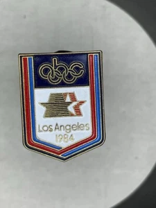 ABC Olympic Summer Games Souvenir Lapel Pin Los Angeles 1984 Television - Picture 1 of 2