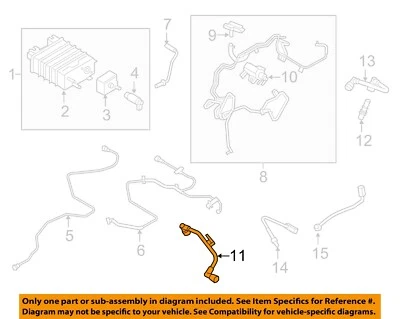 FORD OEM 19-23 Edge Emission System Emission Components-Crankcase Tube K2GZ6758C - Image 1 of 2