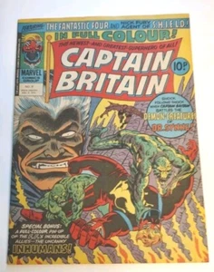 Captain Britain #9 (1976, Marvel) UK 2nd Betsy Braddock later Psylocke ποΈ - Picture 1 of 11