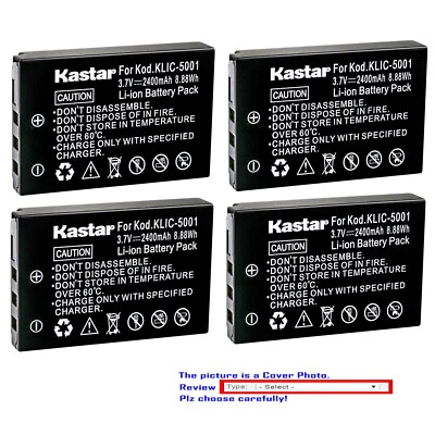 Batería de repuesto Kastar para cámara Sanyo DB-L50 y Sanyo Xacti VPC-HD2000 Foto 1 de 3