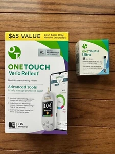 One Touch Verio Reflektometr Zestaw systemu monitorowania glukozy we krwi exp01/26 (LED) - Zdjęcie 1 z 4
