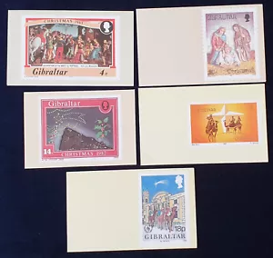 Gibraltar selection of 5 cards (one signed) #7223 - Picture 1 of 2