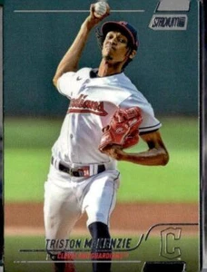 2022 Stadium Club Chrome #193 Triston McKenzie Refractor - Picture 1 of 2