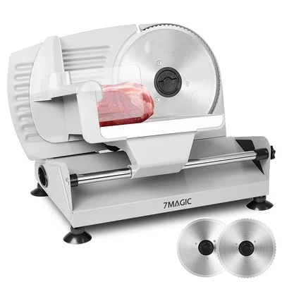 Allesschneider 200W Brotschneidemaschine 0-15mm Mit 2 Klingen von 19cm - Bild 1 von 4