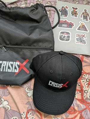 CRISIS X | GAMESCOM 2025 Cap + Turnbeutel + Sticker | Exklusives Loot-Set Neu - Bild 1 von 4