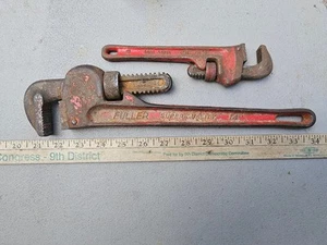 25II35 LLAVES DE TUBO SURTIDAS, 14" FULLER JAPÓN, 8" RIDGID OHIO EE. UU., BUEN ESTADO - Imagen 1 de 3